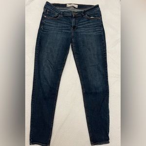 Abercrombie & Fitch Women's Dark Blue Skinny Jeans